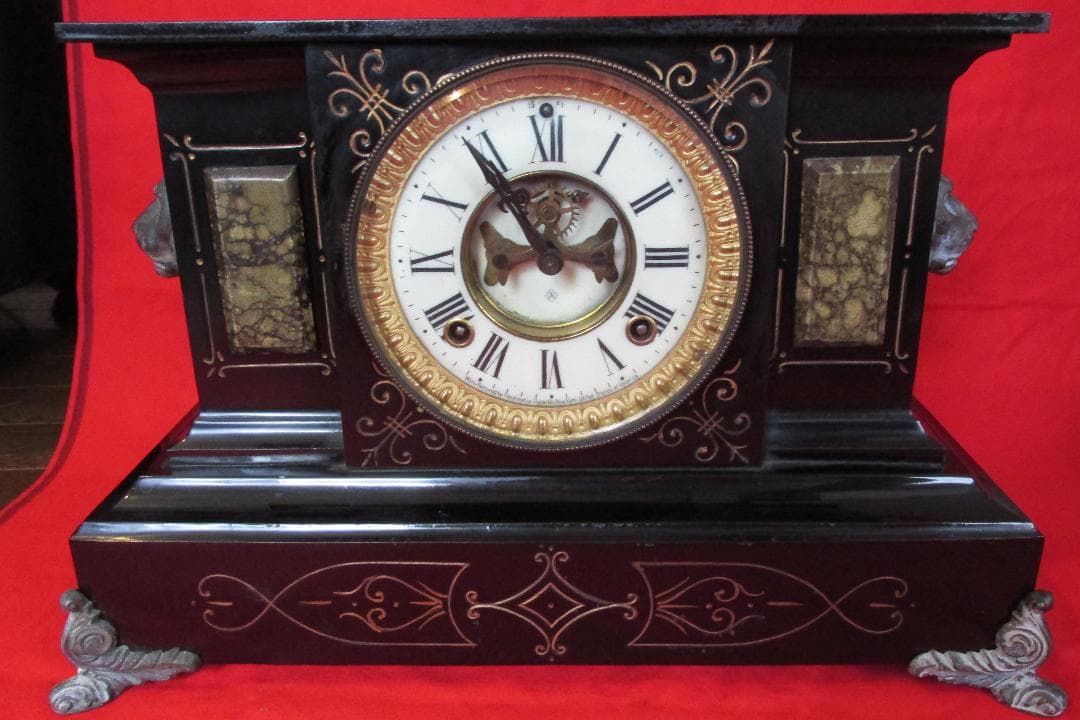 豪華な装飾時計　USAアンソニア製