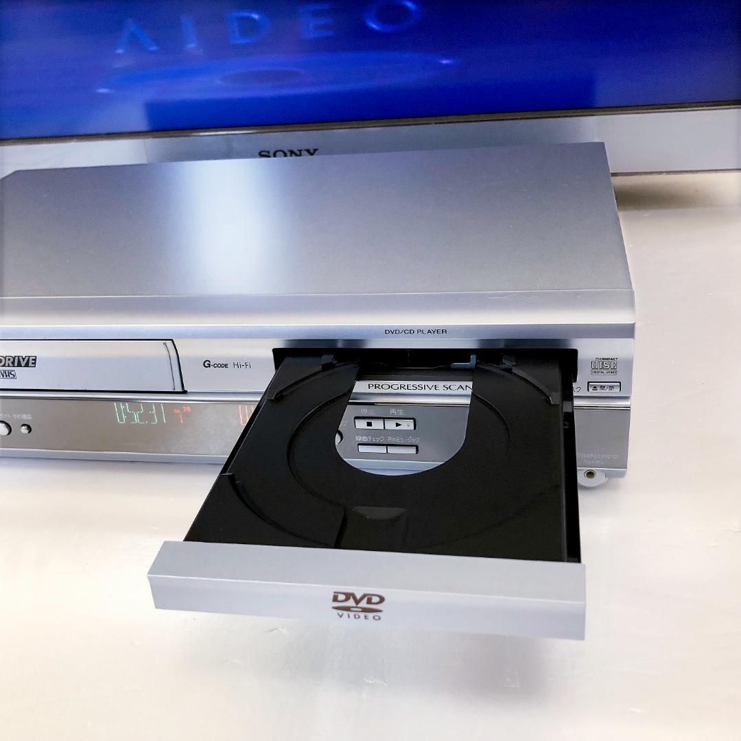 【完動美品】パナソニック DVD VHS 一体型 ビデオデッキ NV-VP30