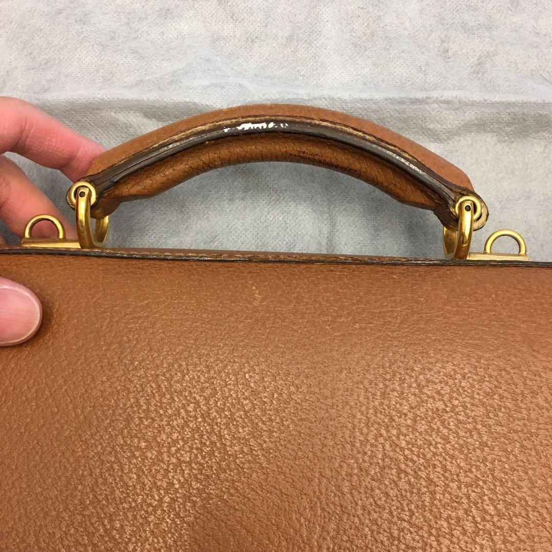 GUCCI グッチ 015 1434 レザー ビジネスバッグ メンズ