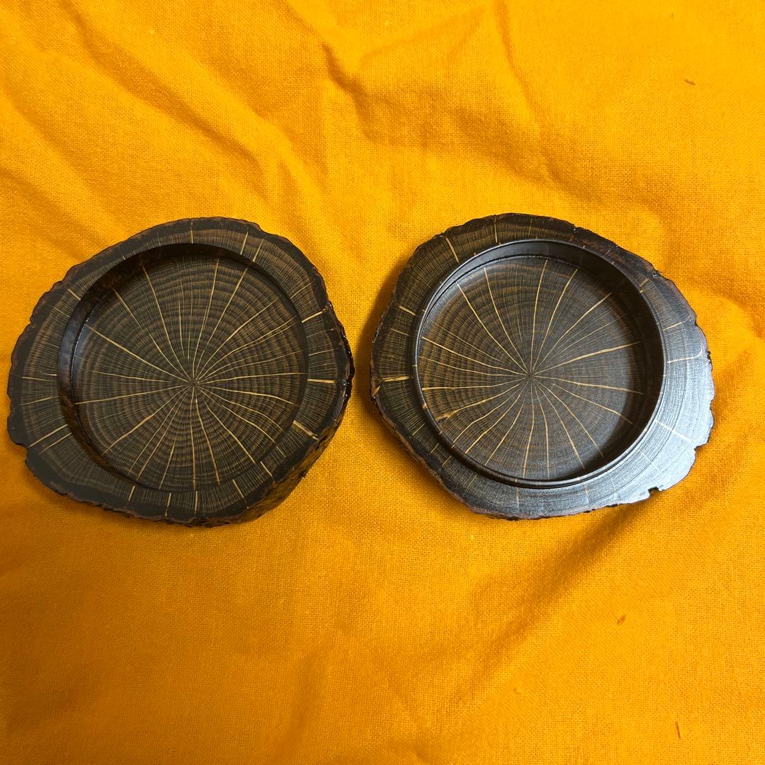 蔦、皮付き、香合