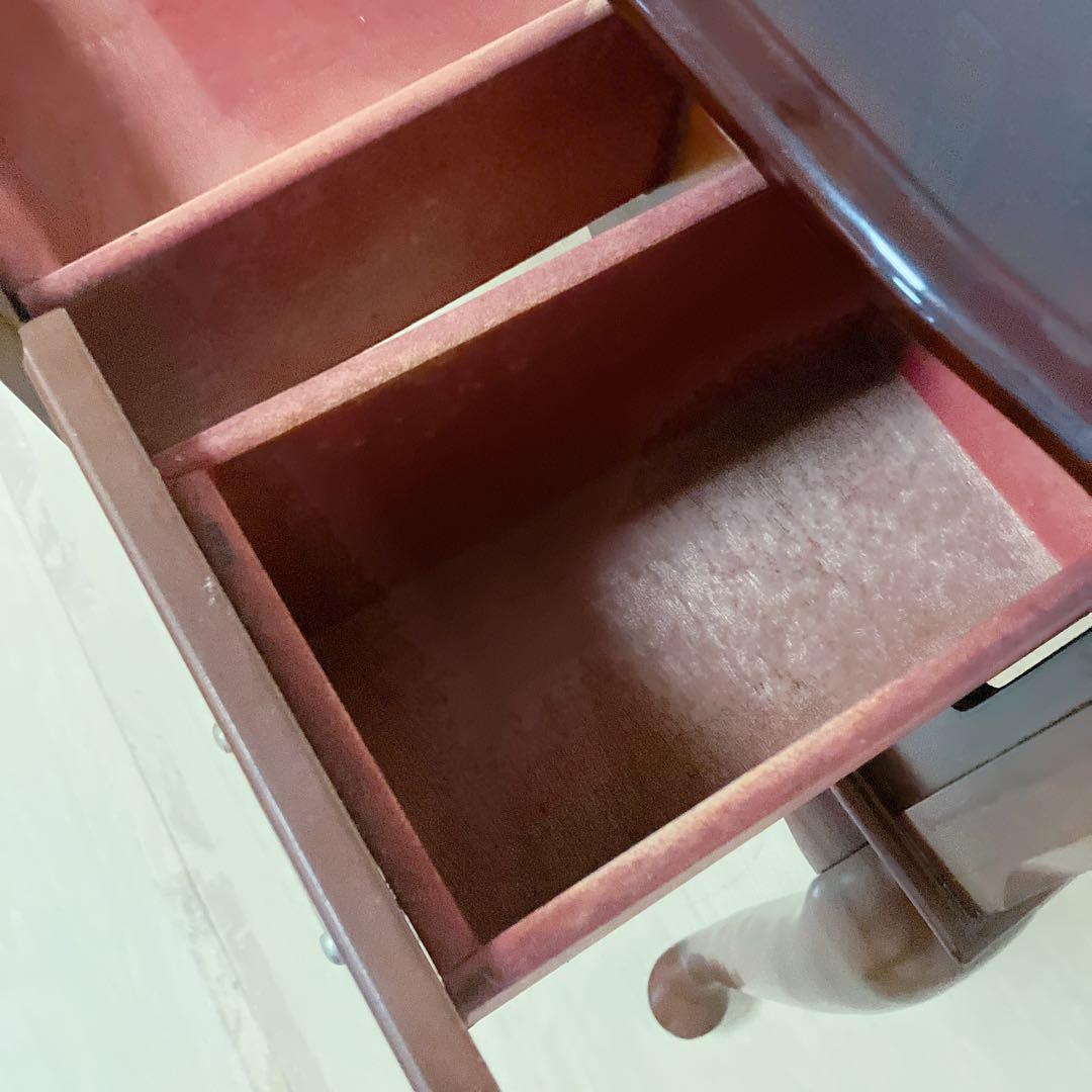 Cherry Queen Anne 猫脚　コンソール　テーブル　サイドテーブル