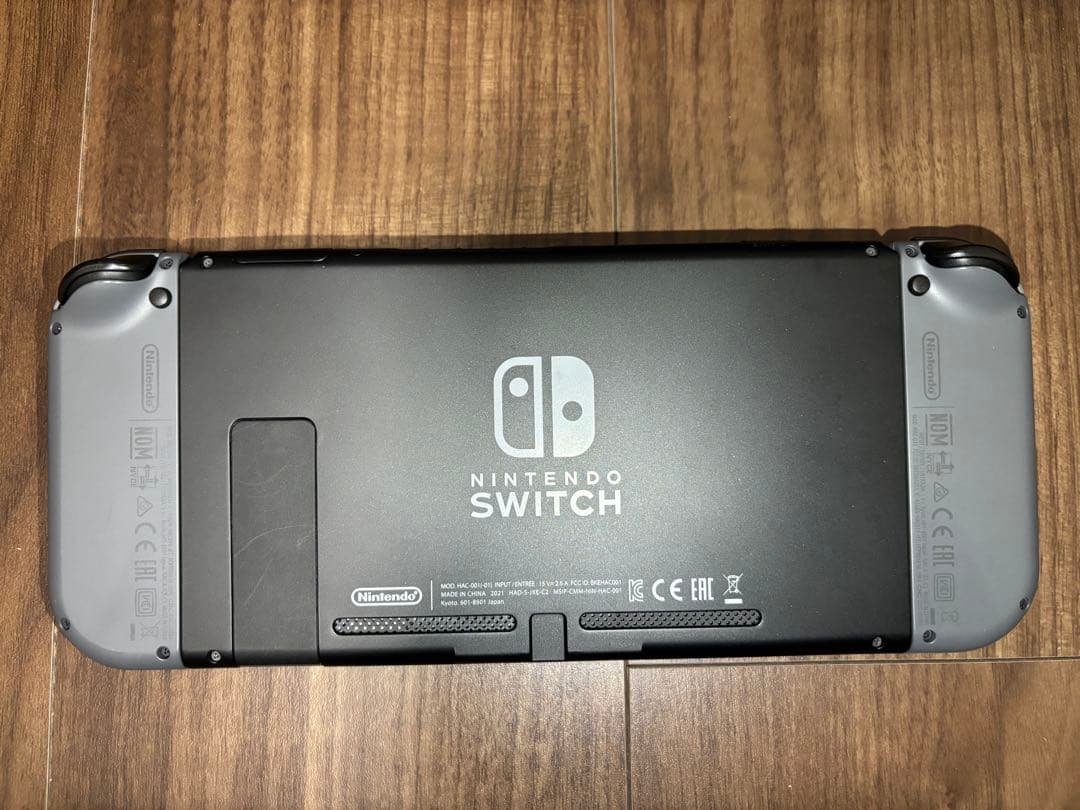 Nintendo Switch 本体 グレー 付属品と純正ケース付