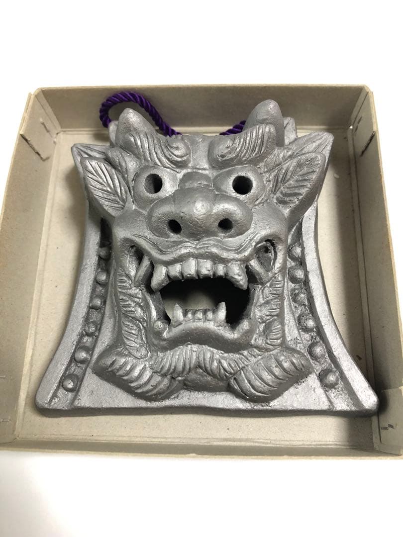 鬼瓦　置物　厄除け　魔除け　縁起物　石手寺　御守り　安産祈願　手作り　お守り