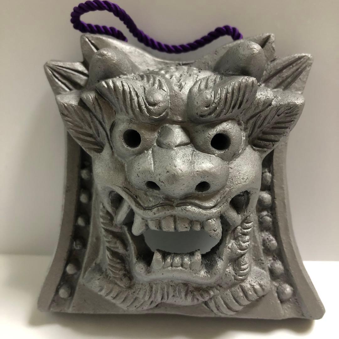 鬼瓦　置物　厄除け　魔除け　縁起物　石手寺　御守り　安産祈願　手作り　お守り