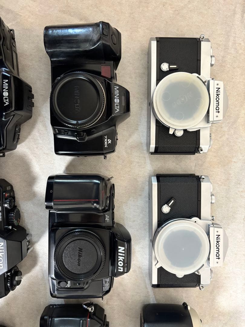 Nikon フィルム一眼レフカメラ8台セット、ジャンク品