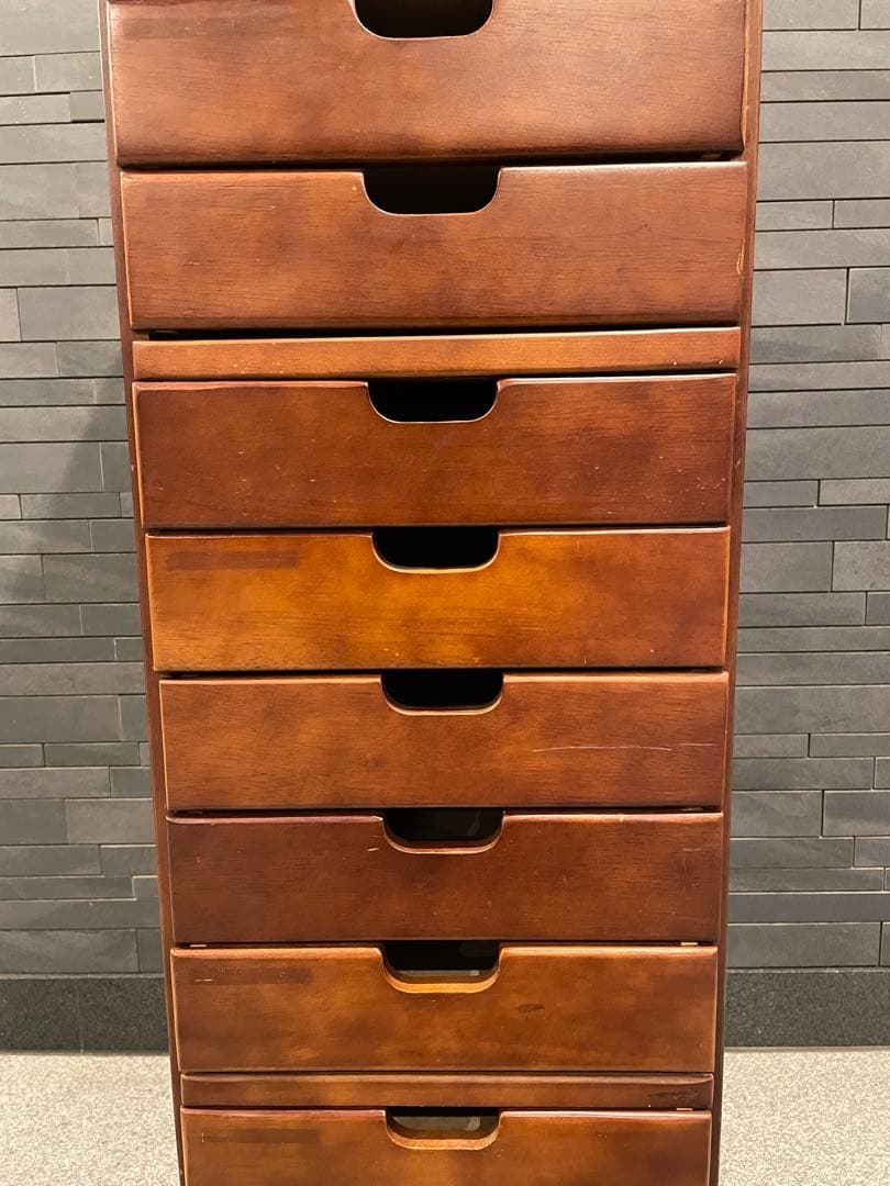 はやし　レトロ 高級ハイキャビネット タワー レターケース　１5段