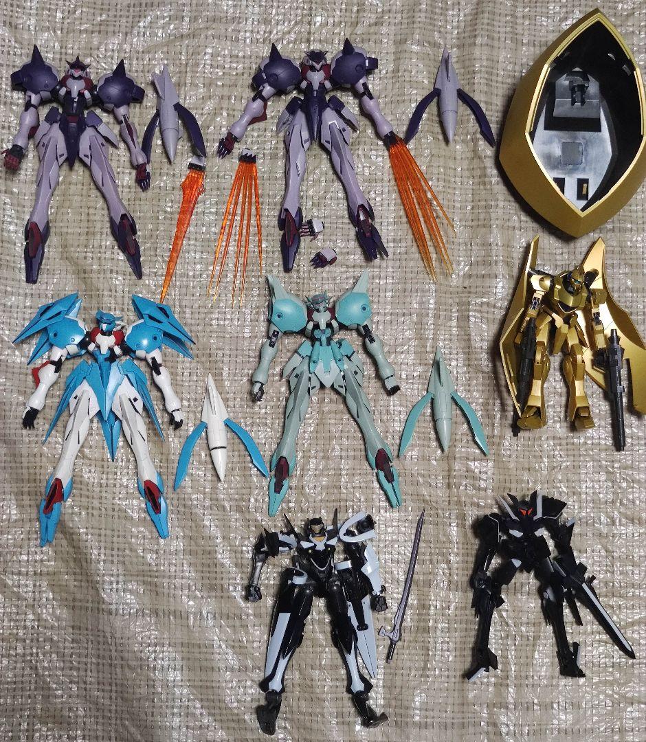 ROBOT魂+ガンプラ等ダブルオー関連80体以上含む★ジンクスシリーズ50体以上