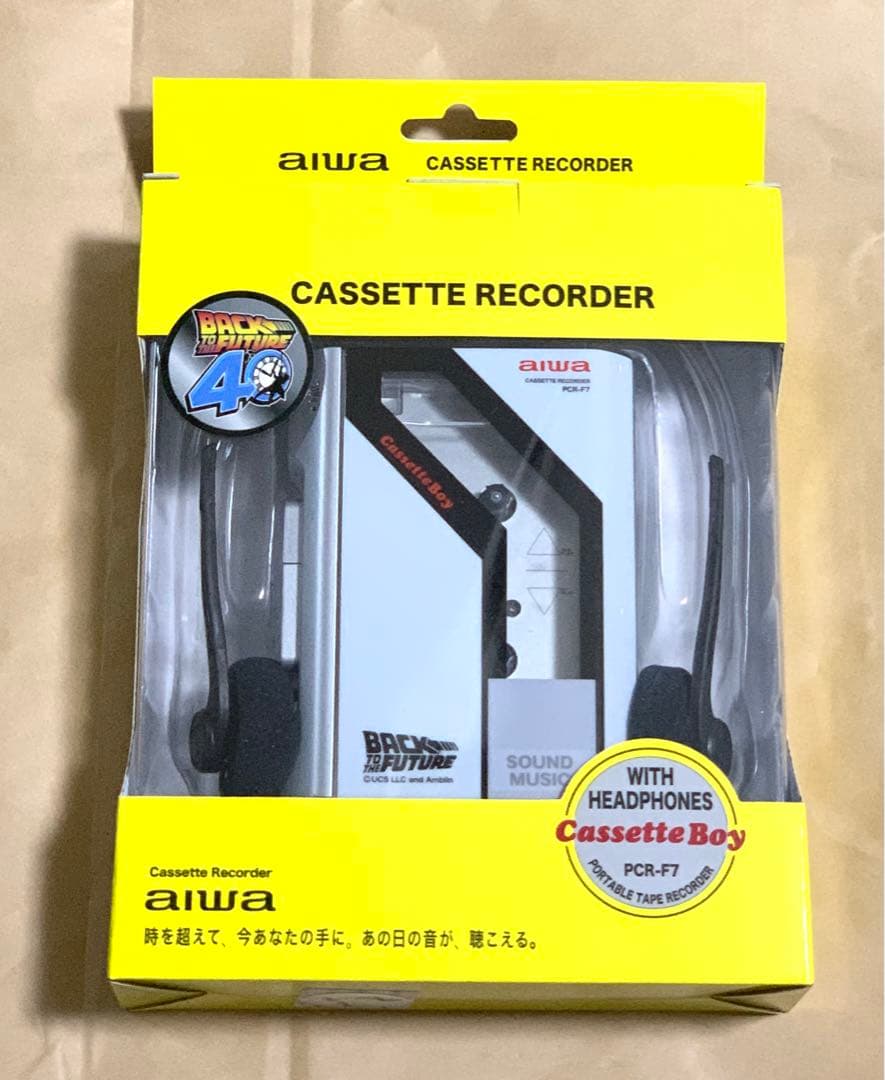 ★カセット・テープ付き！★バック・トゥ・ザ・フューチャー★aiwa★PCR-F7
