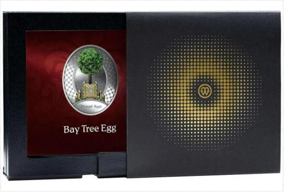 2025ニウエ ファベルジェの卵（月桂樹）プルーフ銀貨　999枚限定