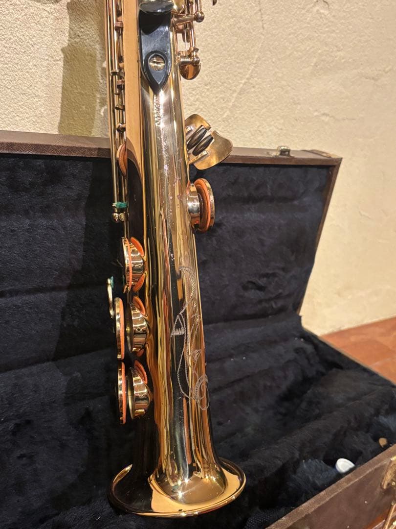 Marcato ソプラノサックス ハードケース　マウスピース付属
