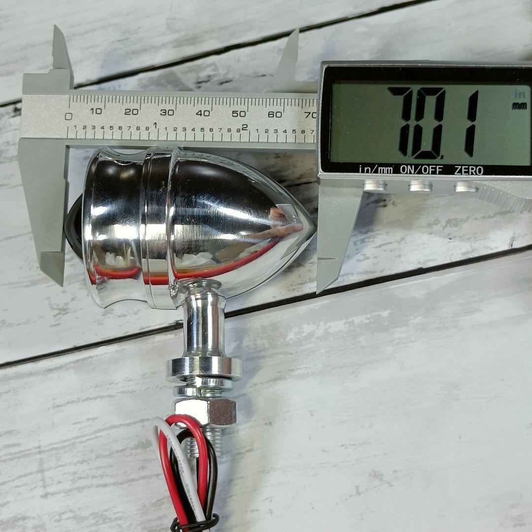 アルミ製ビンテージウインカー　クラシック　ビンテージ　レトロ 管050626