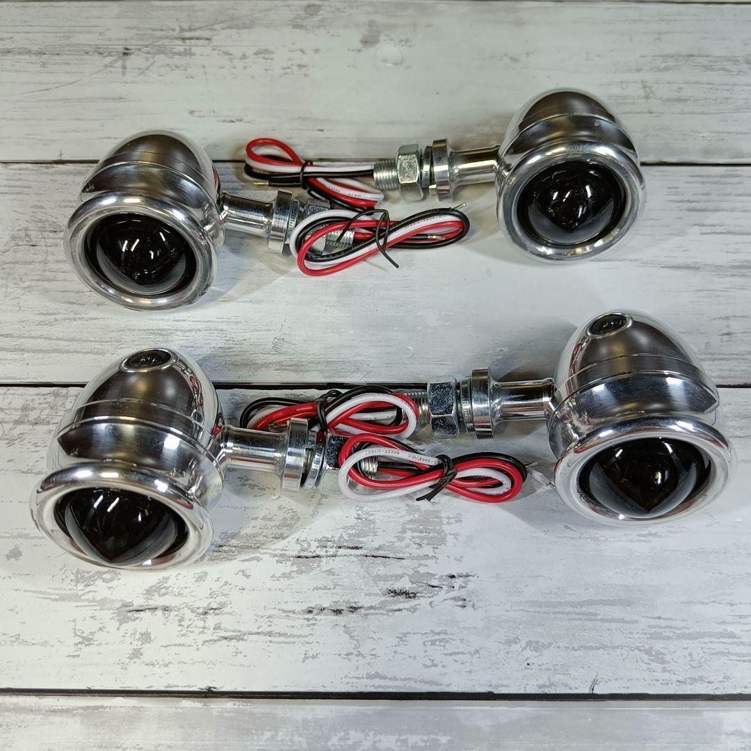 アルミ製ビンテージウインカー　クラシック　ビンテージ　レトロ 管050626