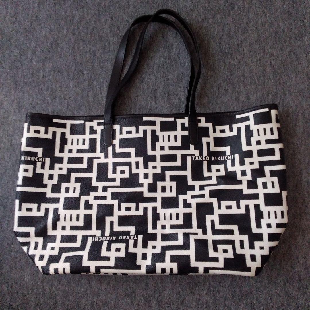 布袋寅泰×タケオキクチ　コラボ　トートバッグ　G柄　TAKEO KIKUCHI