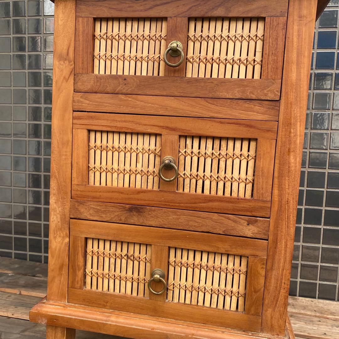 ヴィンテージ バンブーチェスト 収納家具 インテリア 店舗什器