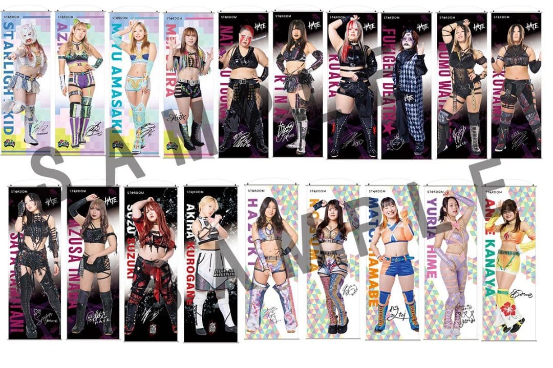 スターダム　吏南　等身大タペストリー　2025　女子プロレス　HATE