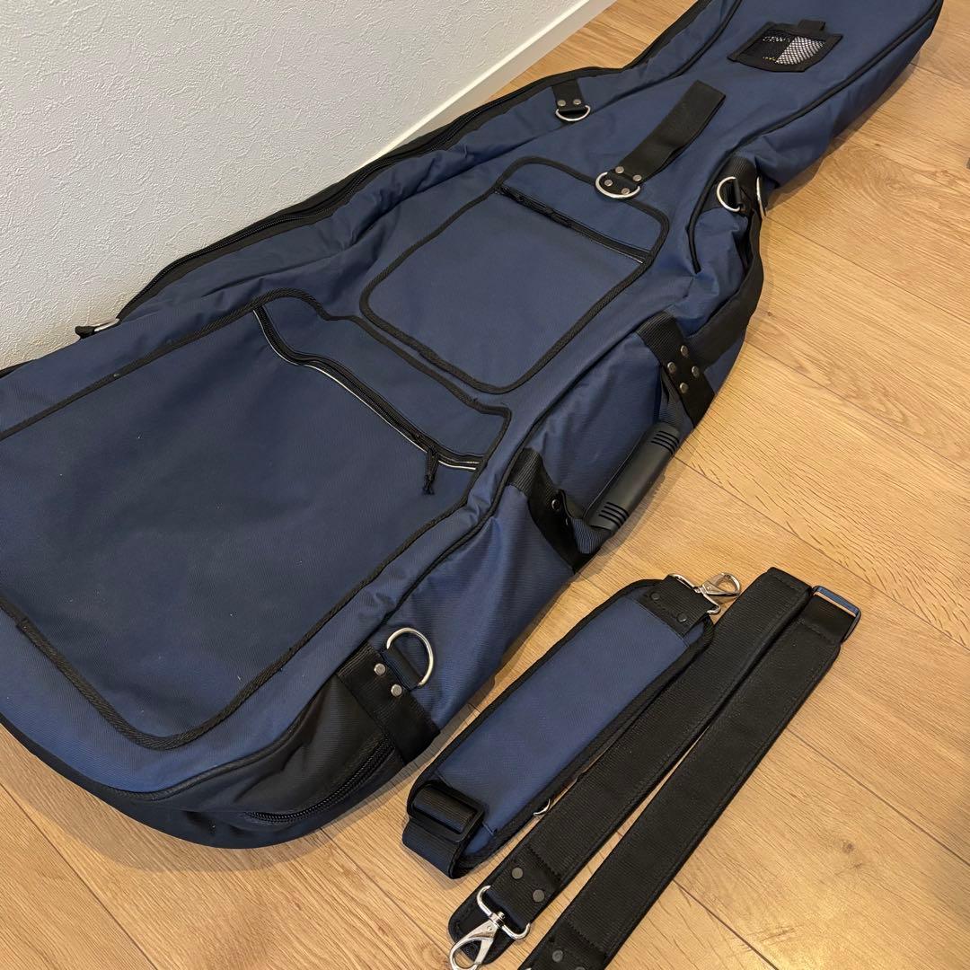 【美品】GEWA チェロケース ネイビーゲバ