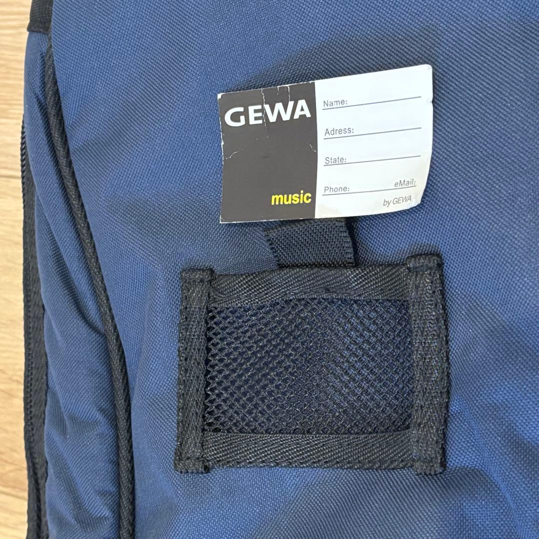 【美品】GEWA チェロケース ネイビーゲバ