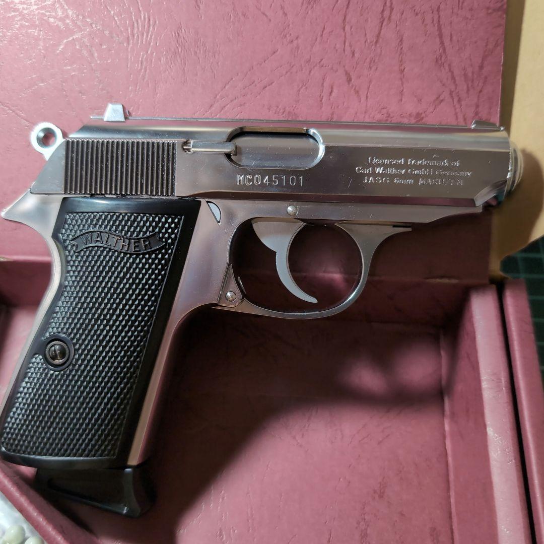 マルゼン ワルサー ニュー PPK/S ブローバック ガスガン BB弾付き