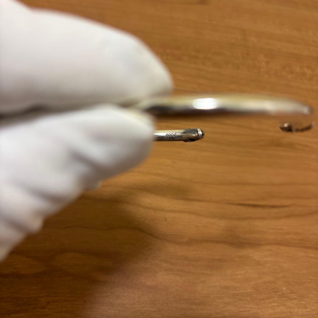 CHROME HEARTS スキニー ダブル ドッグ バングル ブレスレット