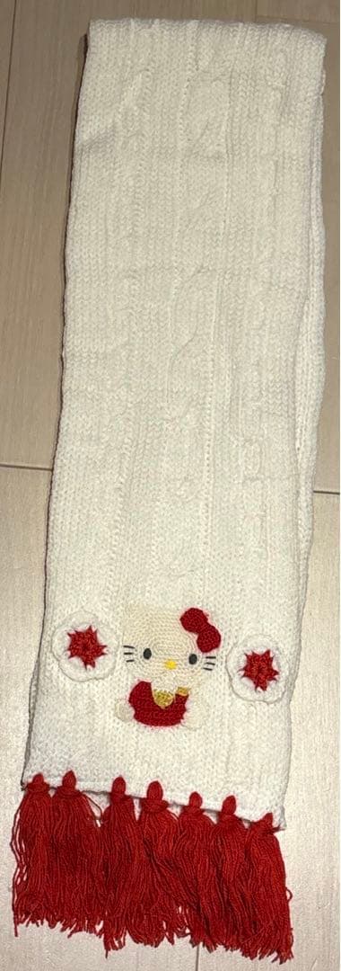 当時物 レトロ ハローキティ マフラー 手袋 ショルダーバッグ 3点セット 新品