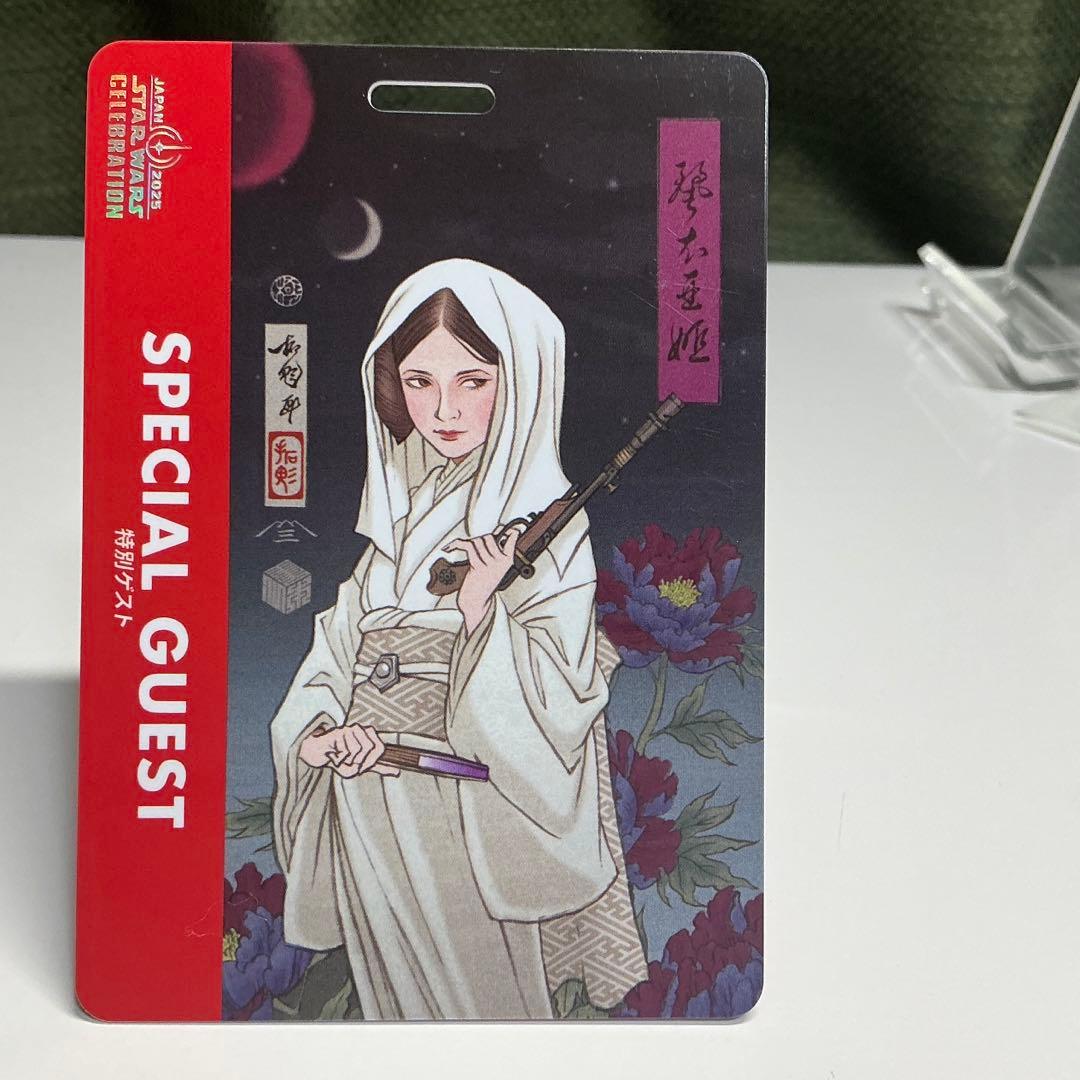 スターウォーズ レイア姫 浮世絵バッジ 2025限定 スペシャルゲスト