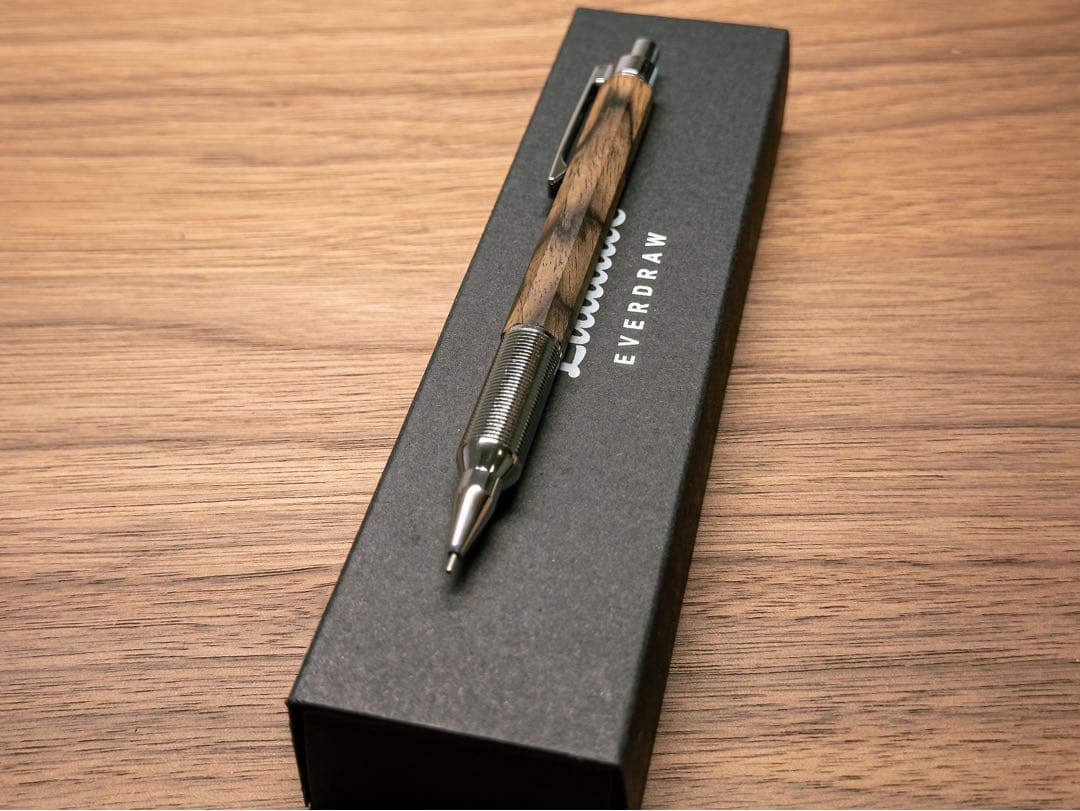 ラダイト エバードロー 黒柿 Luddite EVERDRAW 木軸ペン