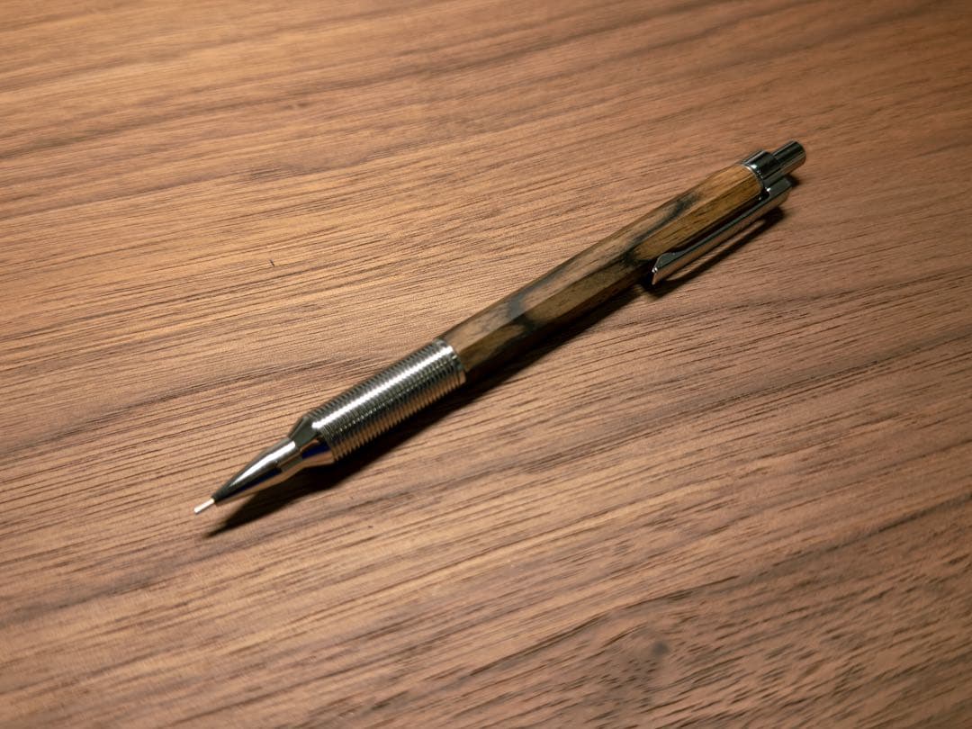 ラダイト エバードロー 黒柿 Luddite EVERDRAW 木軸ペン