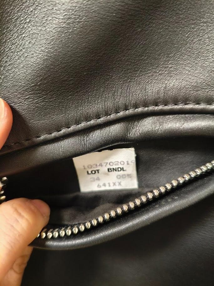 【美品】Schott 641XX シングルライダース 34【牛革】