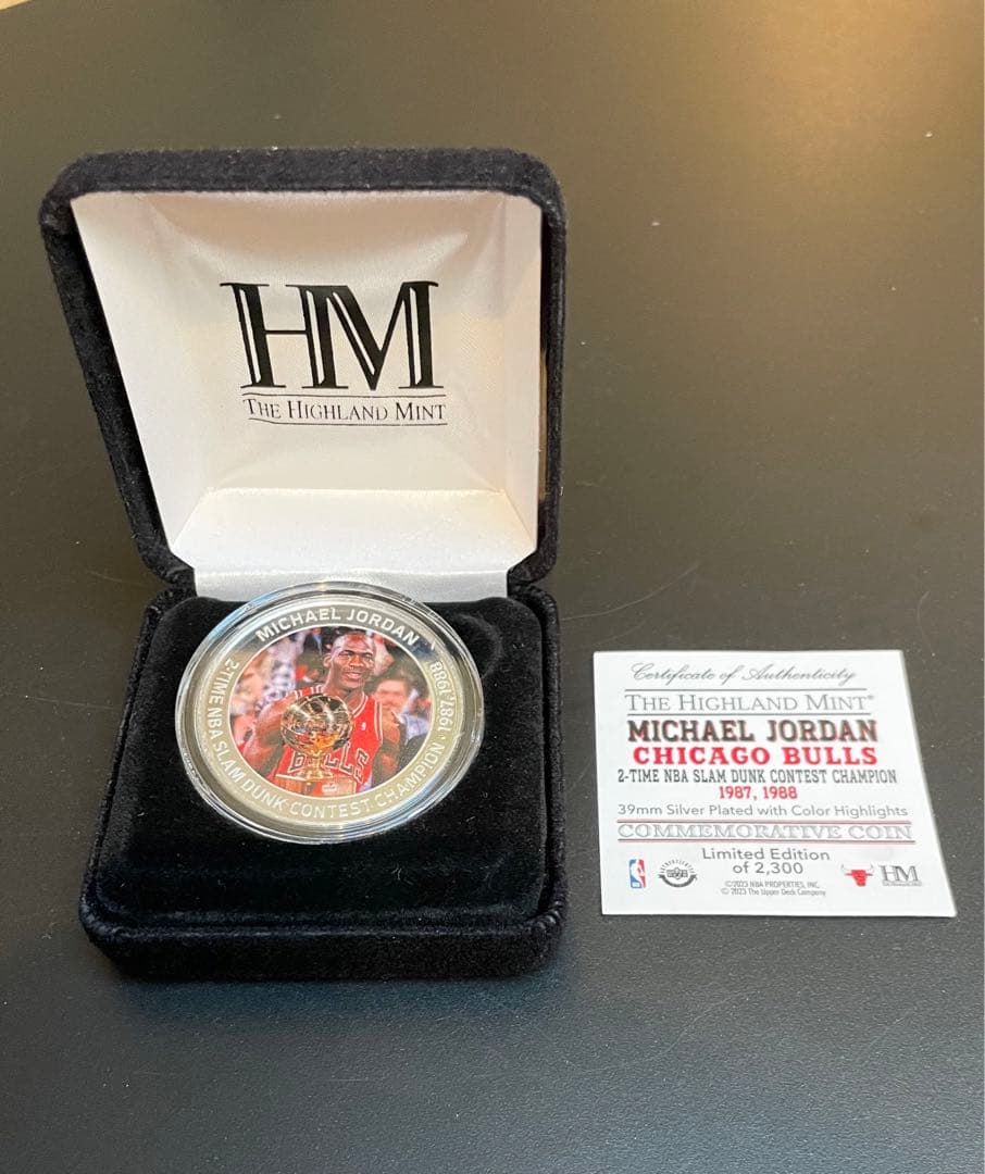 マイケルジョーダスラムダンクコンテスト記念　メダル