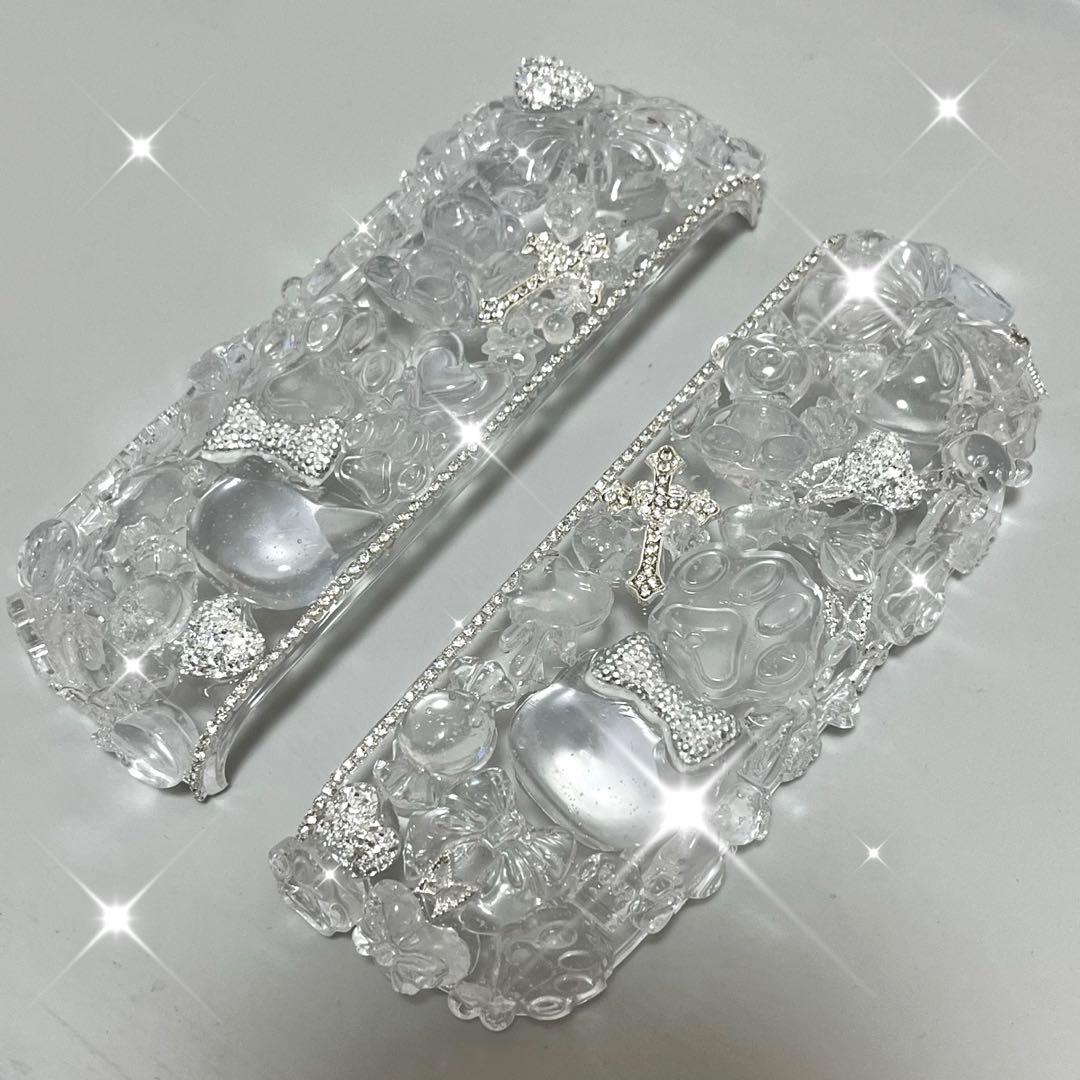 カニ　IQOSケースデコ　イルマデコ　透明　うるうる　氷　2点まとめ買い