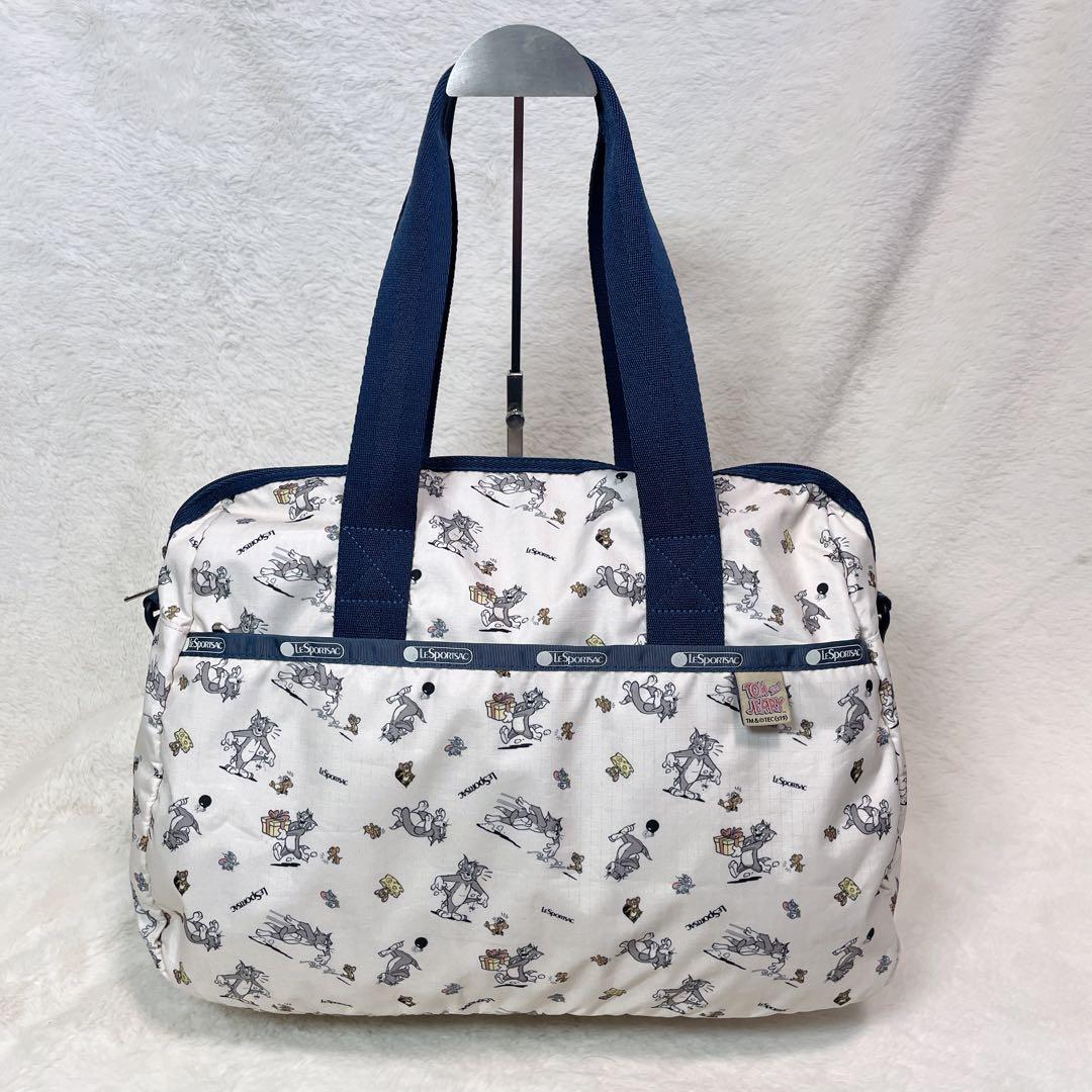 【超希少】LeSportsac トムとジェリー コラボ ボストンバッグ 大容量