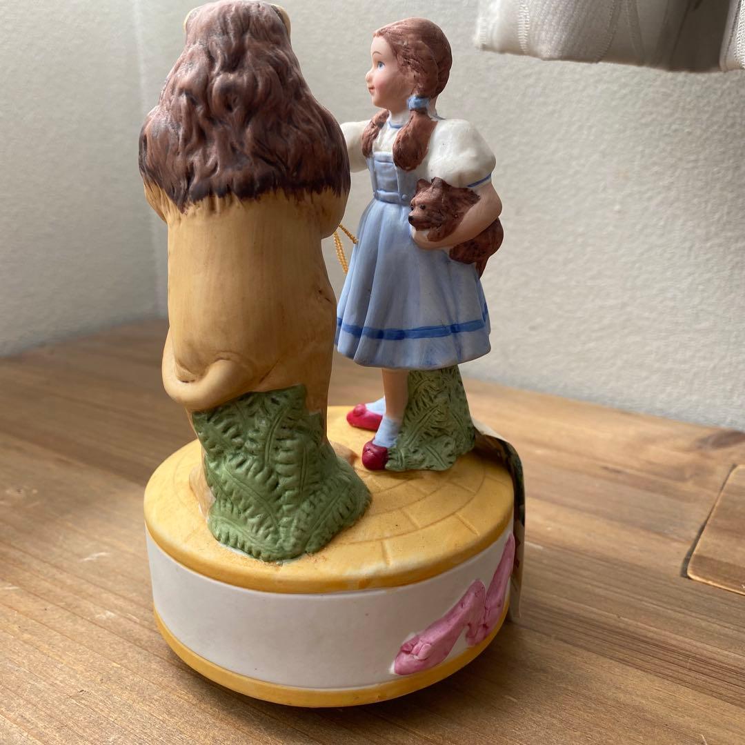 レア　オズの魔法使い セキグチ　オルゴール　タグ付　ドロシー　ライオン