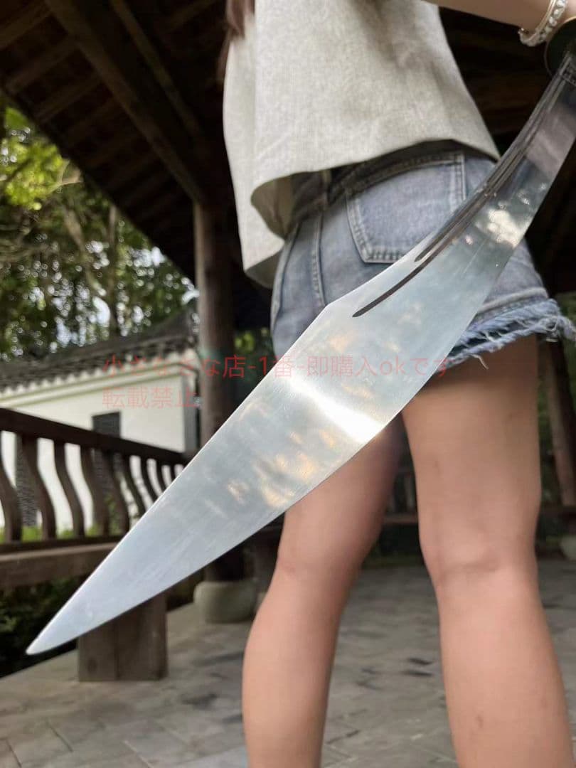 淵寒伝統牛尾刀（武術刀）古兵器 武具　刀装具　日本刀　模造刀 居合刀