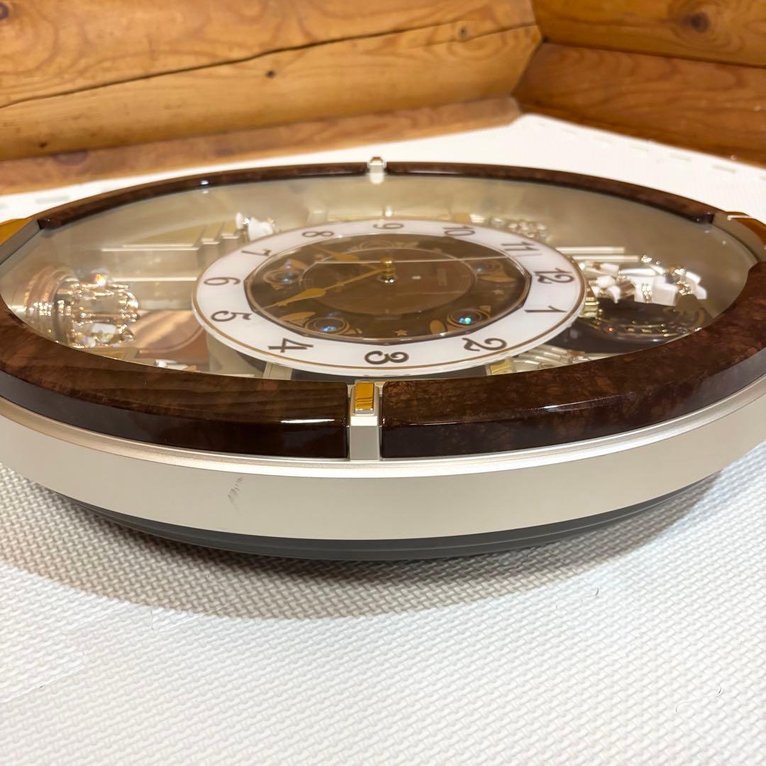 【廃盤品】SEIKO セイコー からくり 掛け時計 電波時計 30曲収録