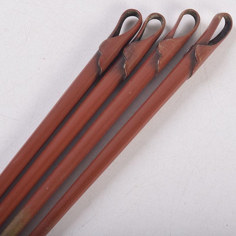 茶道具　金屋　金谷五郎三郎作　銅火箸　二組　共箱　V　R8868