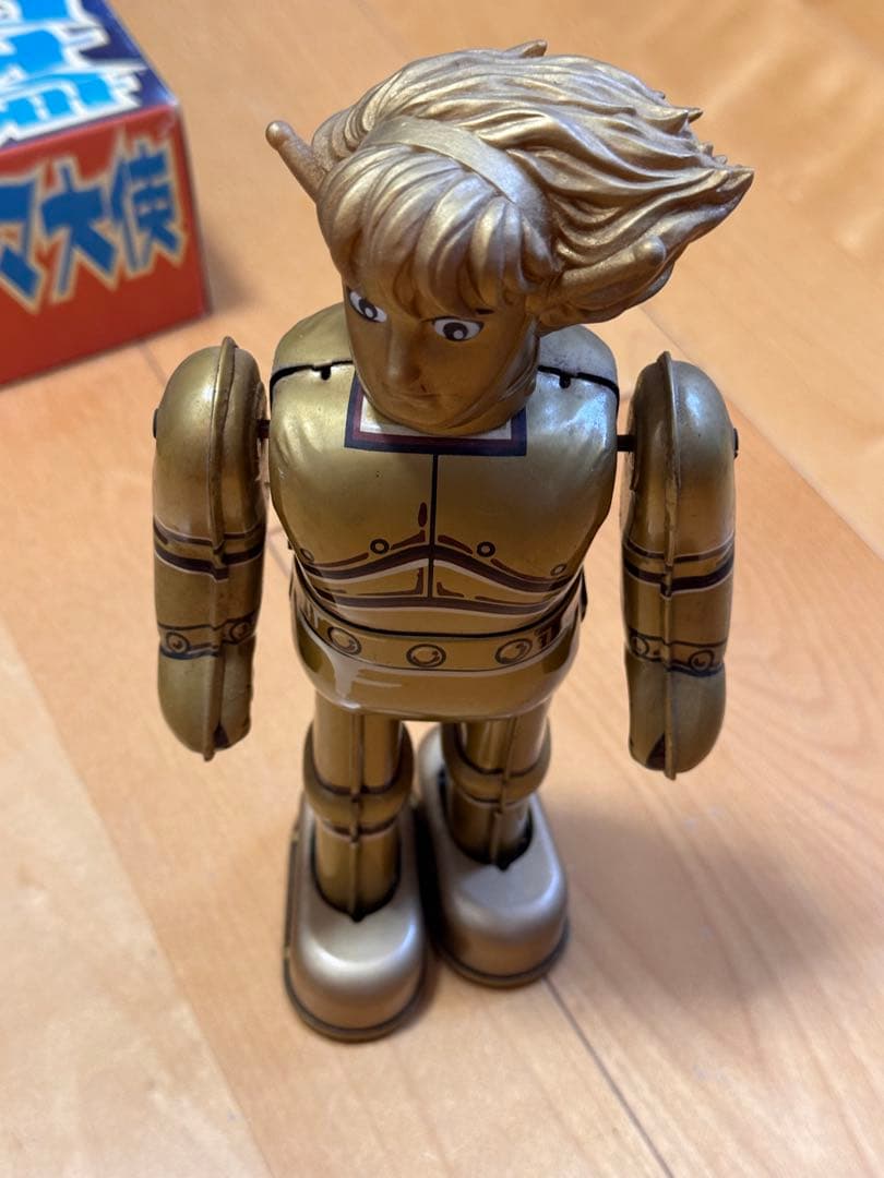 【箱付】ビリケン商会 マグマ大使 ブリキ ゼンマイ人形 鍵付 手塚プロ