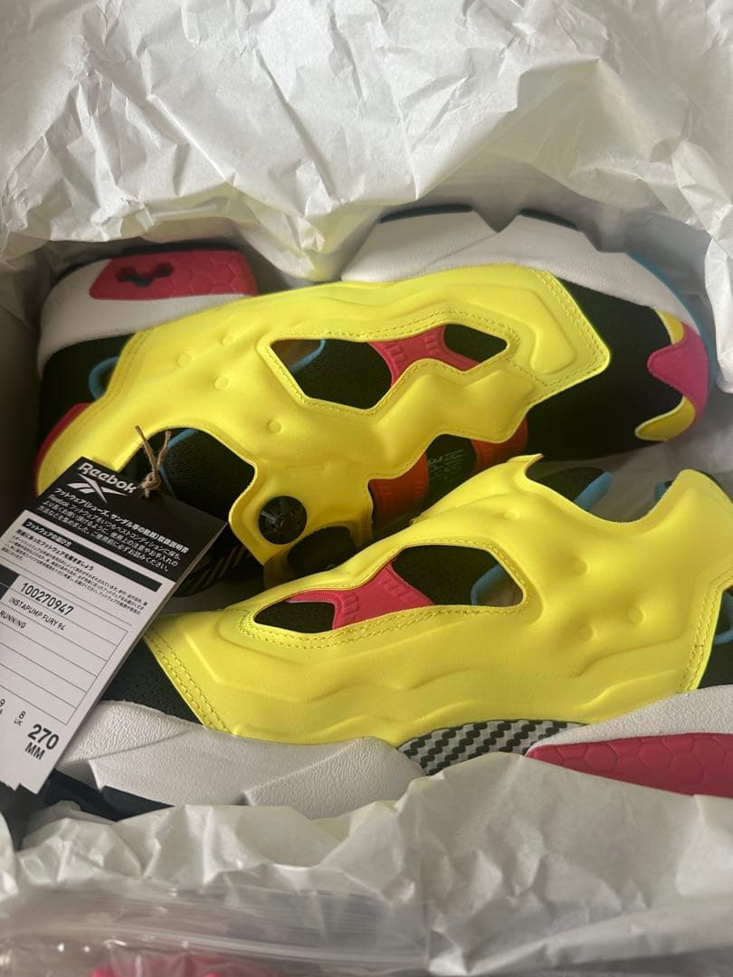 新品！Reebok INSTAPUMP FURY 94 GRAPE BRAIN