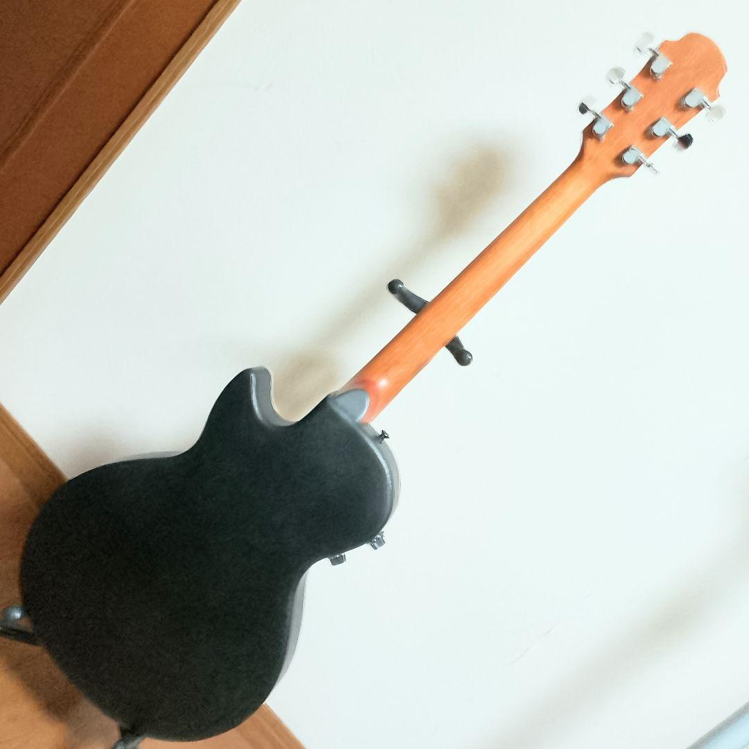 美品　ARIA　AMB-35S BKS　エレアコ　弦は新品 DADDARIO