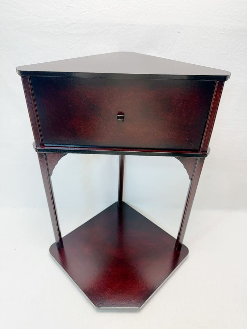 未使用 茶道具 塗師 龍斎作 一閑 溜塗 碌々斎好写 木屋町棚 組み立式 共箱