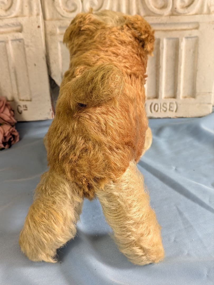 アンティーク ドイツ製 犬 ぬいぐるみ 横幅３０cm