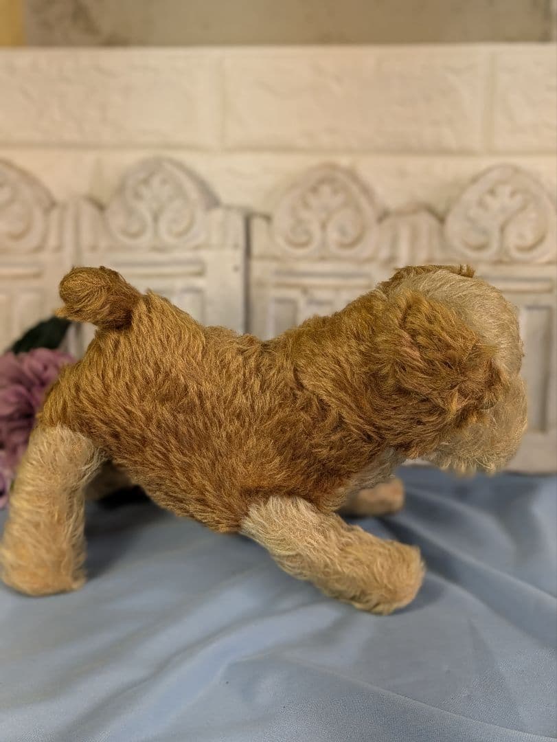 アンティーク ドイツ製 犬 ぬいぐるみ 横幅３０cm