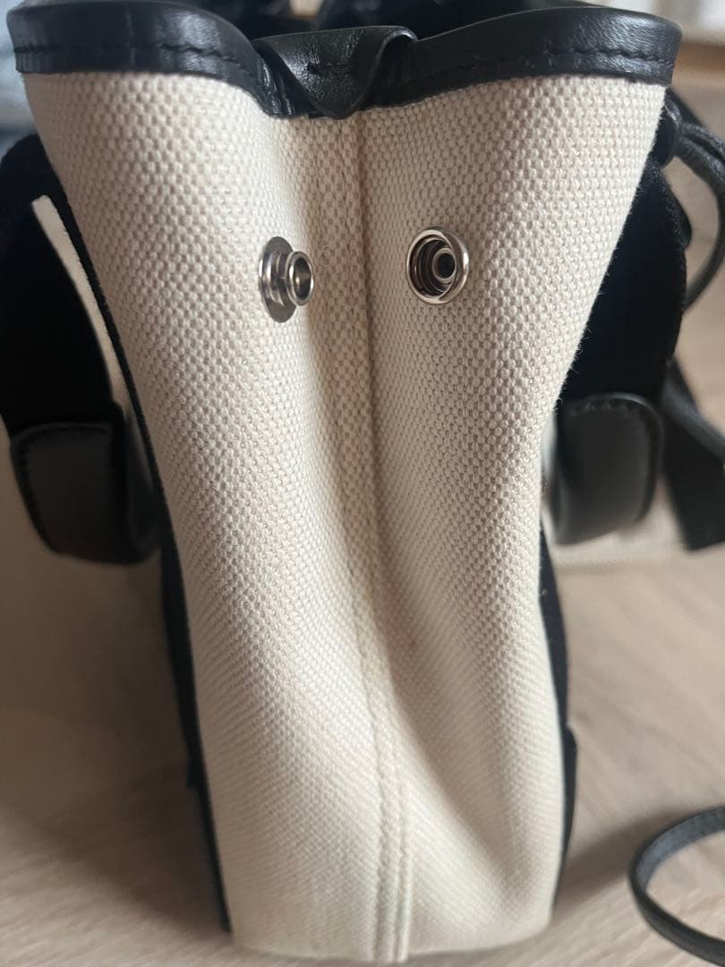 バレンシアガ　ネイビーカバス　2way キャンバスバッグ