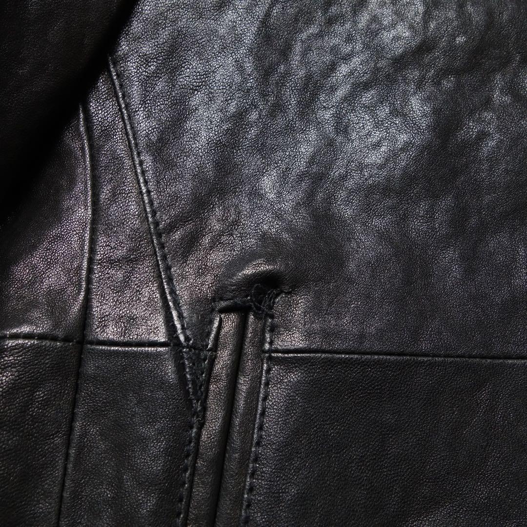 ジャケット・アウター 00s COMME CA MEN Fur Leather Riders JKT