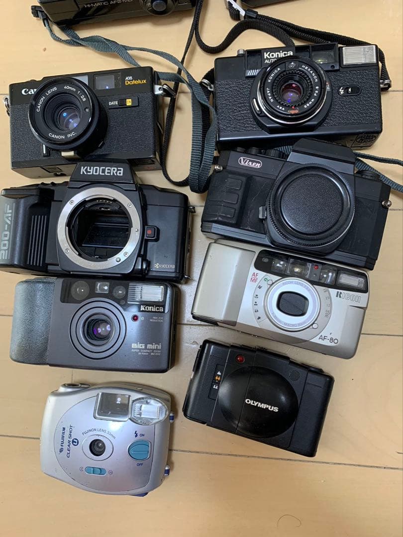 コンパクトフィルムカメラセット「&ジャンク品詳細は不明です/動作未確認）28台