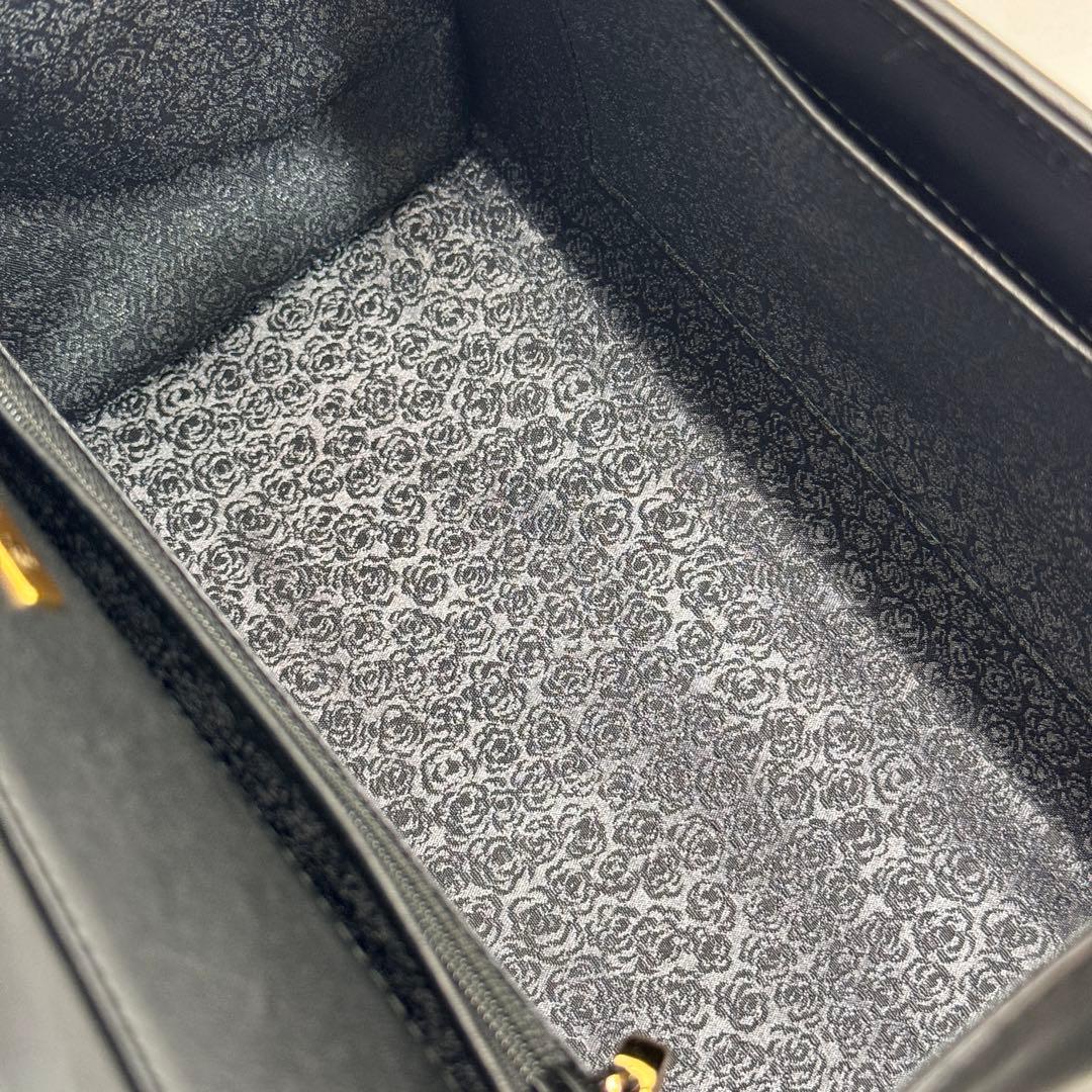 印傳屋 和装バッグ 鹿革 漆塗り ローズ 薔薇柄 フォーマルバッグ 冠婚葬祭