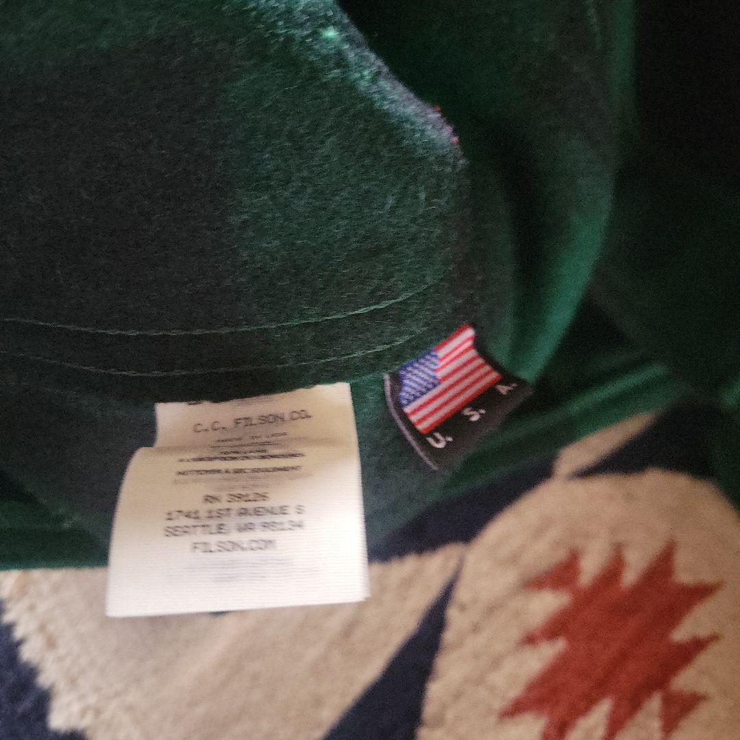 FILSON Mackinaw Cruiser XS グリーン/ブラックチェック