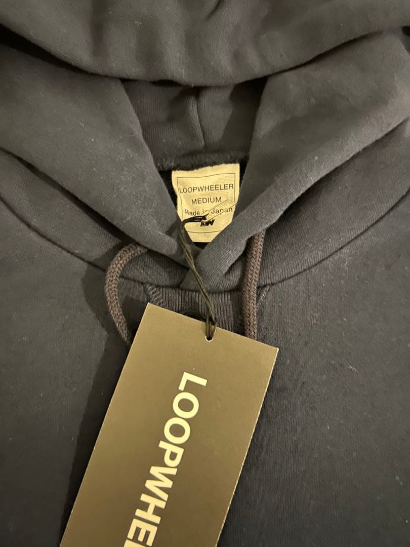 LOOPWHEELER ネイビー フーディM 新品タグ付き