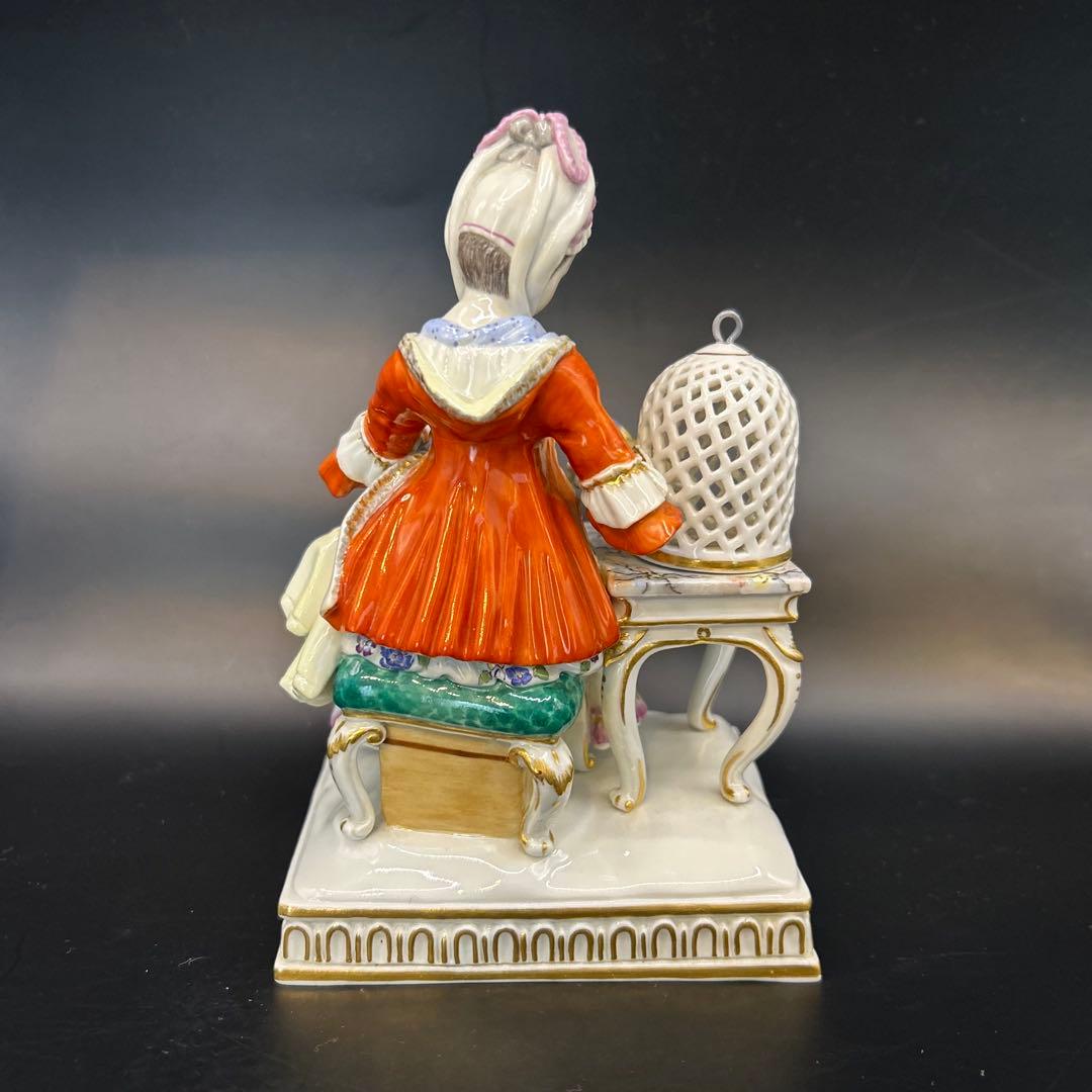 マイセン 陶磁器 フィギュア 「触覚（五感の寓意より）」　フィギュリン