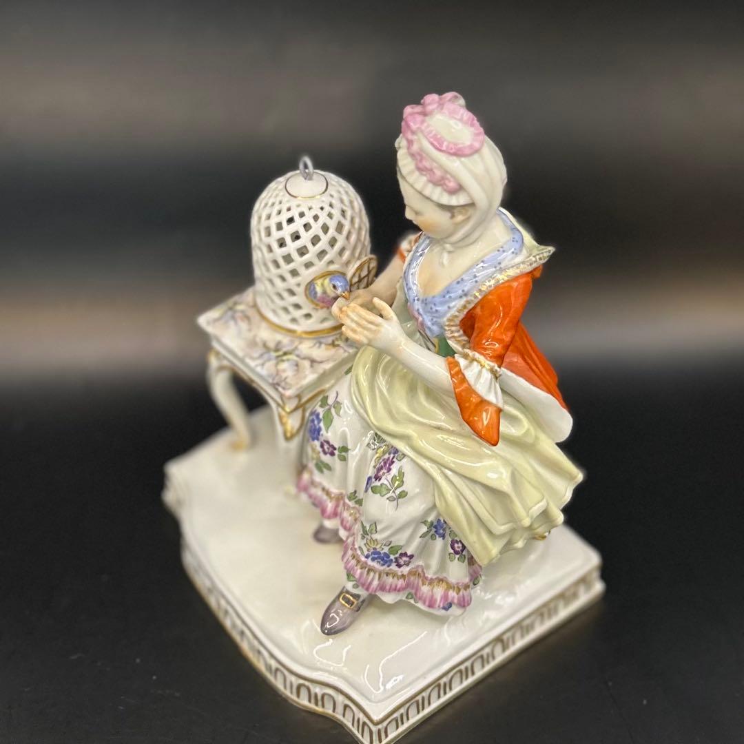 マイセン 陶磁器 フィギュア 「触覚（五感の寓意より）」　フィギュリン