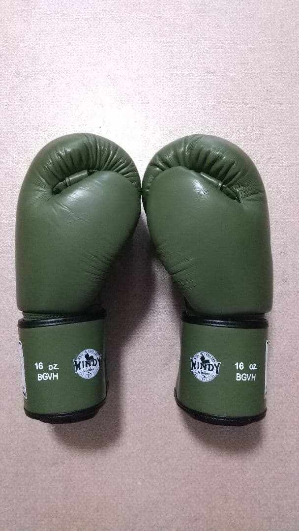 WINDY ボクシンググローブ 16oz オリーブグリーン 専用